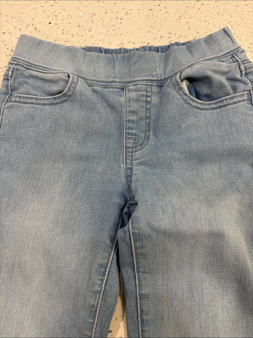 Cat & Jack & Wonder Nation pull up Light, Medium & Dark Blue jeans size 7/8 - Picture 3 of 13